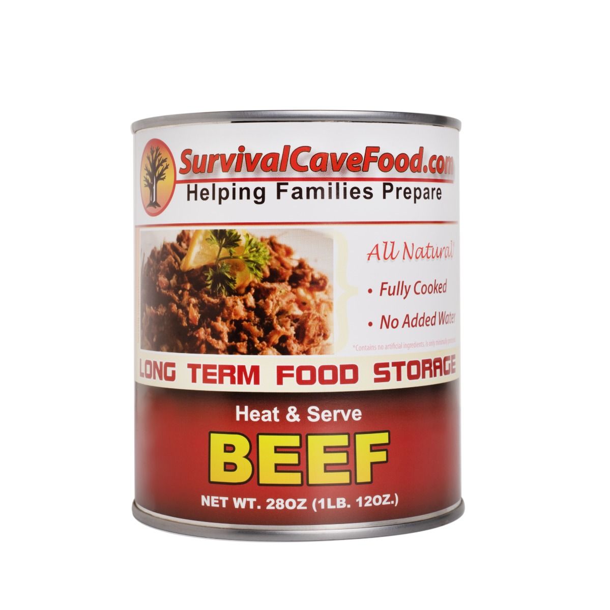 emergency food canned meat survival cave canned beef