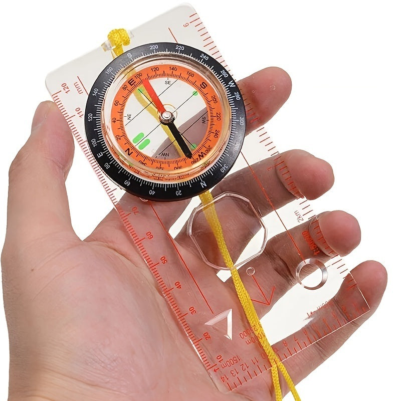 Portable Compass With Ruler