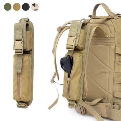 Tactical Molle Accessory Bag For Men And Women; Multi-Purpose Wear -resistant Backpack Shoulder Bag With Adjustable Strap