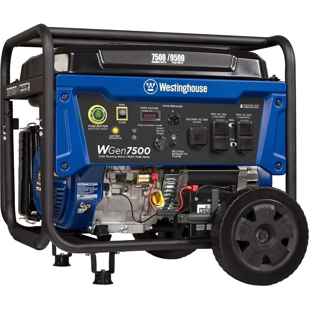 Power Equipment 9500 Peak Watt Home Backup Portable Generator