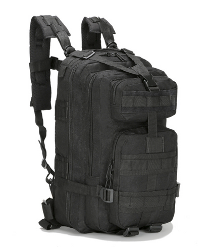 Military Tactical 25L Backpack Black