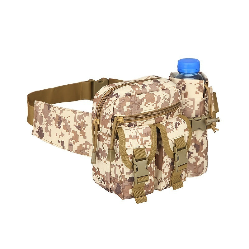 Adjustable waist bag in desert camo