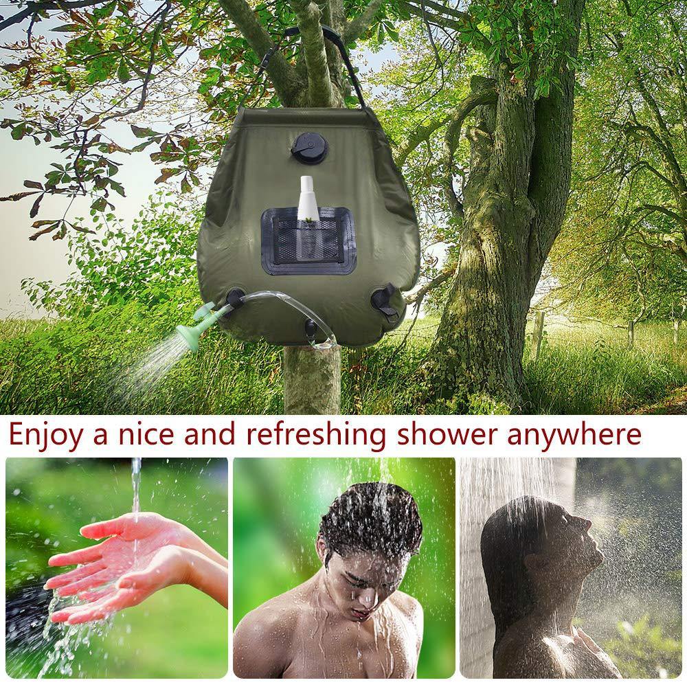 Solar Concentrating 20L Portable Shower Bag