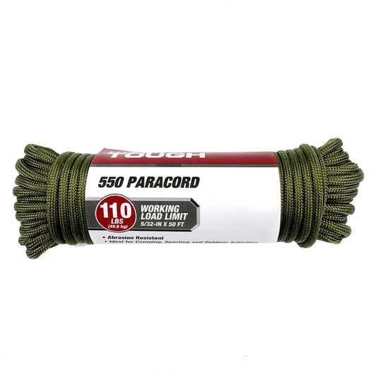 50' Ht 550 Paracord Green