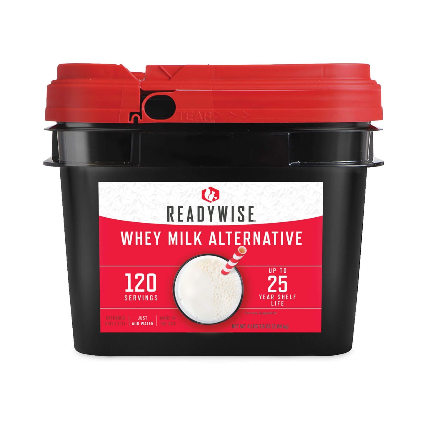 Readywise 120 Serving Whey Milk Bucket